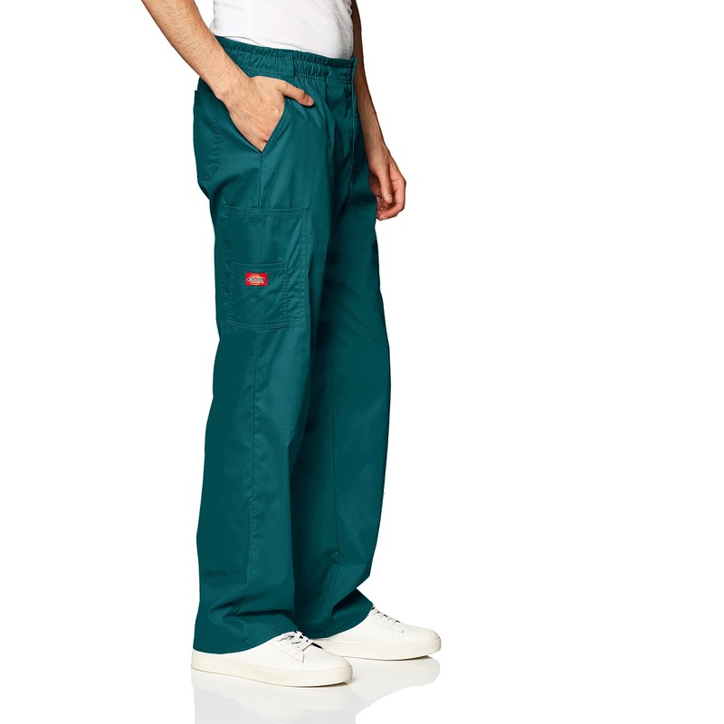 Dickies Men's Signature Elastic Waist Scrubs Pant, Hunter XX-Large Big