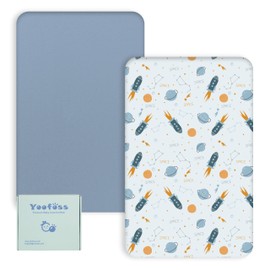 Yoofoss Cot Bed Sheets 85 x 51 cm Fitted Super Soft and Breathable Cot Bed Sheets Cozy Baby Cot Sheets 2 Pack