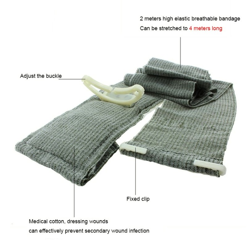 4PCS/Set Israeli Bandage Compression Curve Gauze Piece High Elasticity Emergency