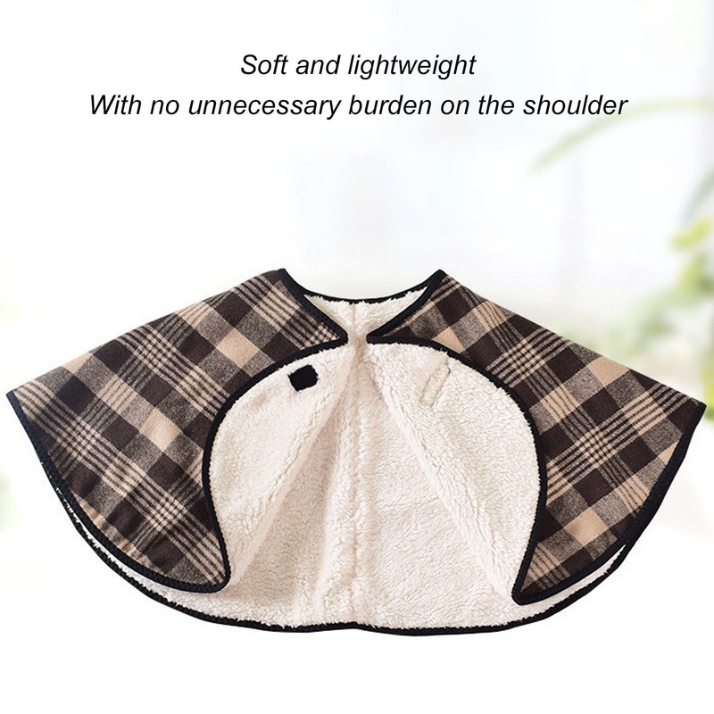 Elderly Wheelchair Care Shawl Thickened Lint Keep Warm Shoulder Blanket