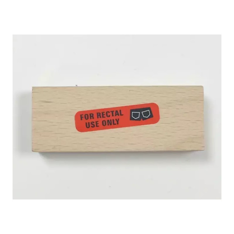 FoxYaye 50 "For Rectal Use Only" Stickers Joke Decal Sticker