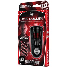 WINMAU Joe Cullen 18 g Tungsten Softip Darts Set with Prism Flights and Shafts (Stems)