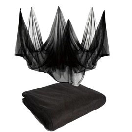 Mosquito Netting 10×50 Ft,Garden Netting for Vegetables, Fruits & Plants, Bird Insect Barrier Mesh, Protective Cover for Blueberry Shrub Farm, Patio, Row Crop Protection (Black)