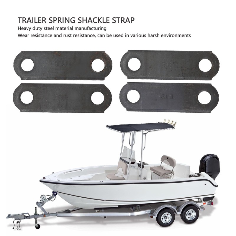 Heavy Duty Steel Link Double Eye for Trailer Spring Shackle