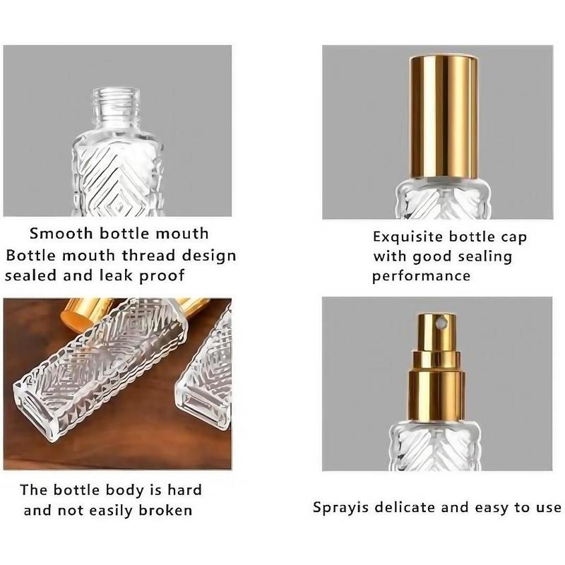 12ml Glass Empty Spray Bottle, 1 Piece Mini Refillable Perfume