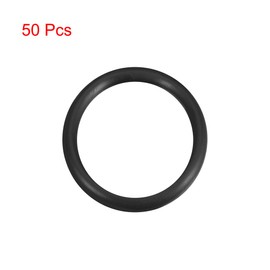 sourcing map Pack of 50 O-Ring 19.8 mm x 26 mm x 3.1 mm Sealing Rings Metric Nitrile Rubber O-Rings Seal Rubber Seals Washer for Shower Drain Pipe