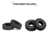INJORA 1.0 Tires -All Terrain Super Soft Sticky King Trekker