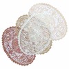 Set of 4 Lace Embroidered Table Runners, Hollow Lace Table