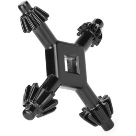 CENPEK 2 Pieces 4 in 1 Chuck Key, Universal Drill Chuck Key Multi-Functional Drill Chunk Key Hand Electric Drill Chuck Key