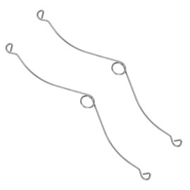 Delixike S99140208 Fits for Broan Nutone Grille Springs for Vent Fans Replace （QT，QTN，RB，RN，XB，XN，ZB， ZN） Series