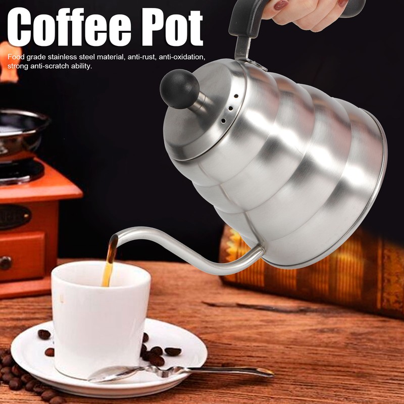 Stainless Steel Pour Over Coffee Pot Tea Kettle Gooseneck Spout