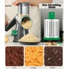 Ourokhome Rotary Cheese Grater Hand Crank, Kitchen Shredder Speed Mandolin