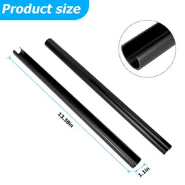 HZEL Car Grill Inserts Trims, Vehicle Inserts Stripes, Automotive V Brace Wrap Covers Exterior Decoration Accessories, Compatible with 1-8 Series F20 F22 F30 F32 G30 G32 G11 (Black)