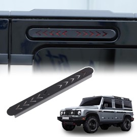 Tumukiw Compatible with INEOS Grenadier 2020-2024 Car Brake Light Trim, Aluminum Alloy Car High-Mounted Brake Light Lamp Cover Guard Trim Exterior Accessories