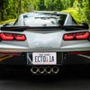 Coikll Pink Bow License Plate 2 Holes Frame Rustproof Aluminium