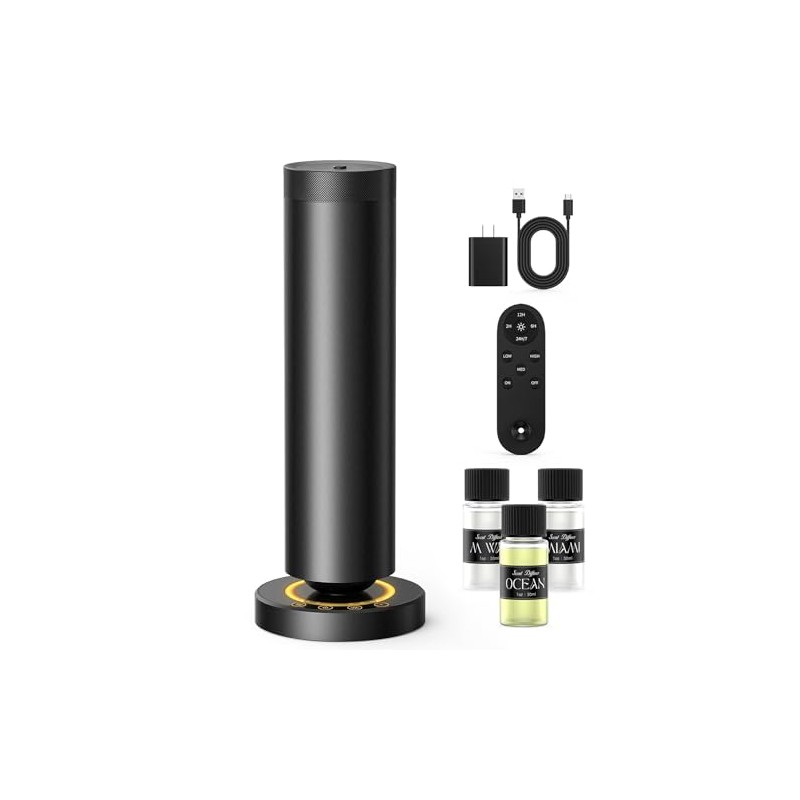 Waterless Diffuser with 108ML Essential Oils, Covers 1500 Sq Ft,