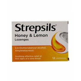 Strepsils Honey and Lemon - Pack of 8 Lozenges