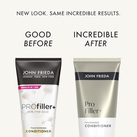 John Frieda PROfiller+ Thickening Conditioner 75ml. Travel Size Hair Care with Volume Support and Lightweight Soft Feel