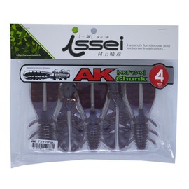 ISSEI Worm AK Chunk 4" Red Pine SP(NS) #46 Lure
