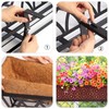 GYATSOCYG 2 PCS 24 Inch Window Deck Box Railing Planter