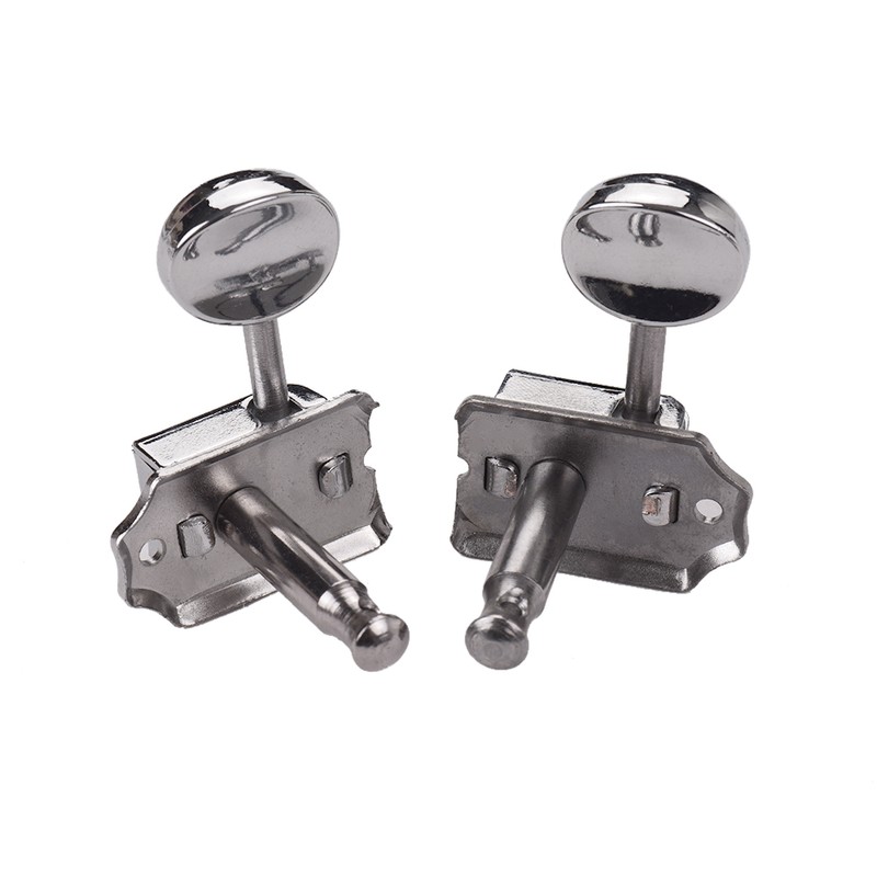 6 In-Line Semi-Closed Guitar Locking Tuners Tuning Pegs Machines Heads