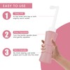 laphang Portable Bidet 500ml Pink Peri Bottle with Waterproof Pouch