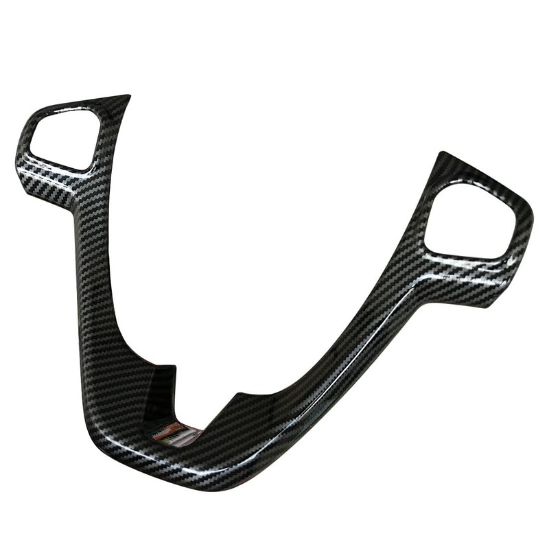 ruihe Carbon Fiber Color Steering Wheel Cover Trim Fit for