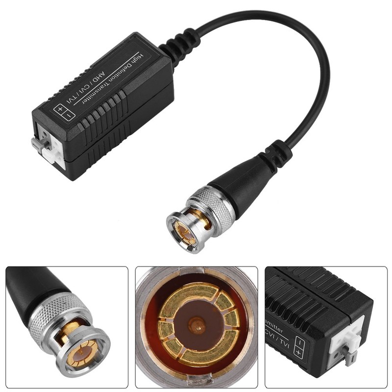 Zer one 1 Pair HD CVI/AHD/TVI Passive Transceiver Adapter Transmitter
