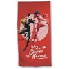 Miraculous Ladybug & Cat Noir Girls Beach Towel - Red