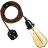 LEDSone Industriële Hanging Lamp Set, E27 Hanging Lamphouder, 4 Metre