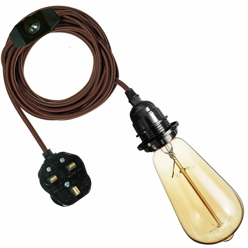 LEDSone Industriële Hanging Lamp Set, E27 Hanging Lamphouder, 4 Metre