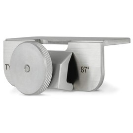 Tyrolit Life Ski and Snowboard Edge Sander Stainless Steel with 87° Grinding Angle - Edge Tuner for Sharpest Snow Board and Ski Edges Like Ski Service - Edge File for Repair of Ski Surfaces