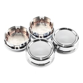 HowioZil 4PCS 79mm(3.11in) Wheel Center Caps Compatible with ADVAN Racing RS/RZ/RCIII Series, GLK/SLK/GLC/ML-Class Wheels Rims, Chrome Center Caps
