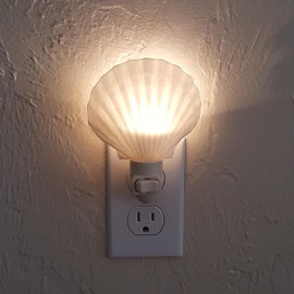 Tumbler Home Real Sea Shell Beach Night Light Real, Natural, Perfect for Beach Home Decor