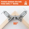 PONY 2-Piece 90 Degree Corner Clamp Set, Featured with 3’’