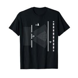 Double Slit Experiment Physics Enthusiast Elementary Physics T-Shirt