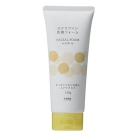 Cainz Facial Cleansing Foam, 4.6 oz (130 g), Scrub-in, Exfoliating Care, Pores, Smooth, Exfoliating, Foaming, Cleansing