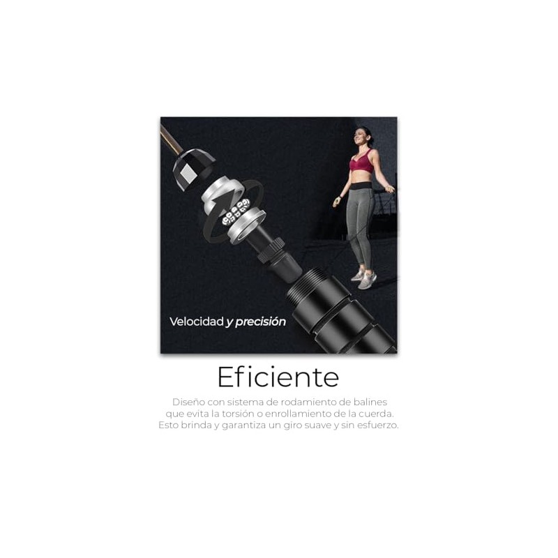 Raganet, Cuerda Para Saltar Profesional Azul Speed Rope De Alto