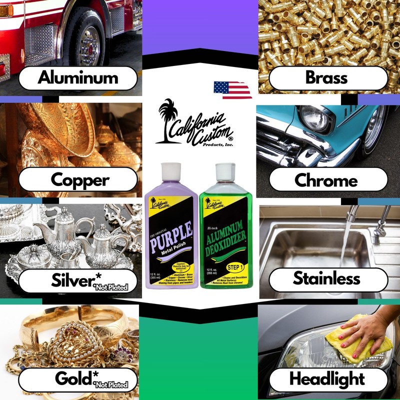 CALIFORNIA CUSTOM Products – Aluminum Deoxidizer Cleans & Deoxidizes Metal