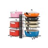 Pots and Pans Organizer for Cabinet, 3-in-1 Adjustable Cookware Storage