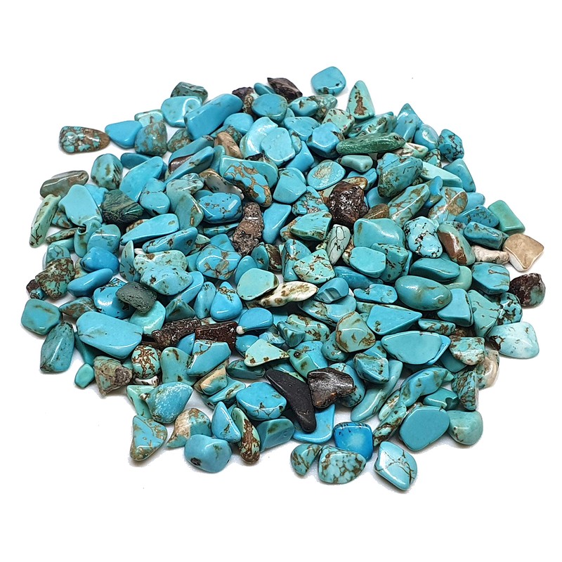 Perlin - Pack of 1000 Turquoise Gemstone Beads 4 mm