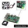 XIITIA 6pcs 3007/30x30x7mm 5V 3.3V DC Quiet Fan for Raspberry