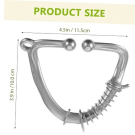 BESPORTBLE Cattle Nose Ring Plier Durable Stainless Steel Nose Ring Tool for Livestock Easy to Use Cattle Accessory High Practical Performance Resistant