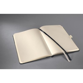 SIGEL CO697 Conceptum Notebook, design Casual, dotted (dot grid), approx. A5, Grey, White, hardcover, 194 pages