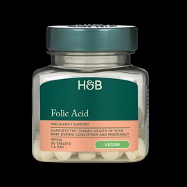 Holland & Barrett Folic Acid 400ug Tablets
