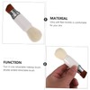 WOONEKY Double-ended Telescopic Makeup Brush Foundation Concealer Loose Powder Brush