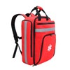 First Aid Bag Multi-Pocket Empty Emergency Backpack First Responder Trauma