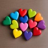 Traytastic! Silicone Heart Shaped Mold Tray - Each heart measures