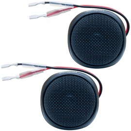 EARTHQUAKE Sound TW-05HD Car Audio 1/2-inch (12.7mm) High-Definition Eyeball Tweeter - Silk Dome Diaphragm, Neodymium Magnet, 4 Ohm, 100W MAX, 89dB (Pair) Black