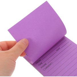 NUOBESTY 8 Piezas Bloc de Notas Adhesivas en Tonos Fluorescentes para Mensajes y Recordatorios Compacto para Oficina y Escuela